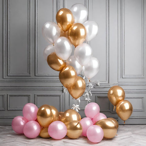 Uppblåsta ballonger