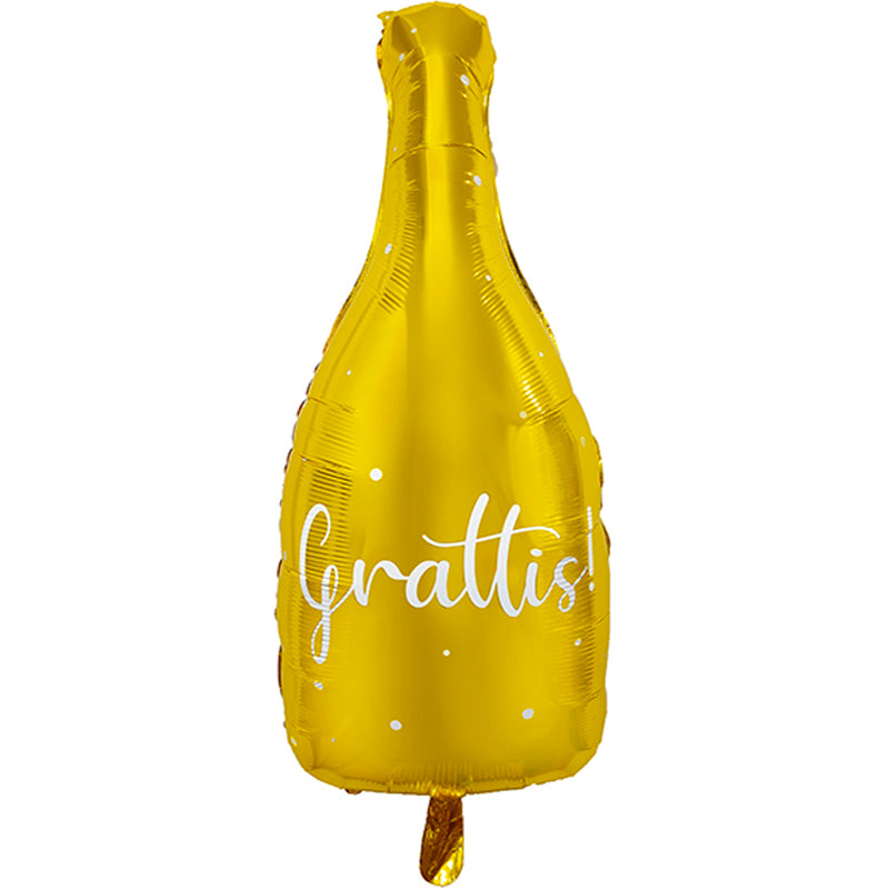 Grattis champagneflaska inkl helium