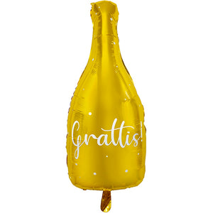 Grattis champagneflaska inkl helium