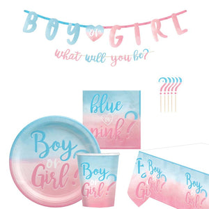 Boy or girl dekorationspaket