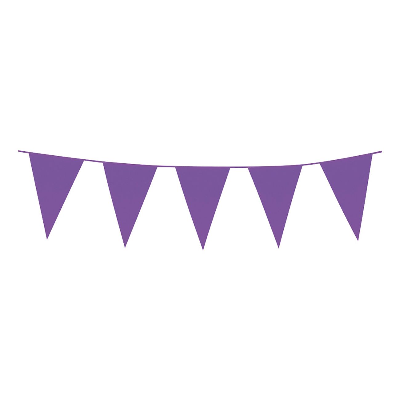 Flaggirlang lila Stor 10m