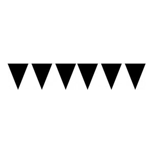 Flaggirlang svart 4.5m