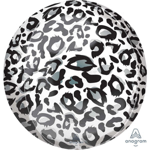 Klotballong snöleopard 38cm