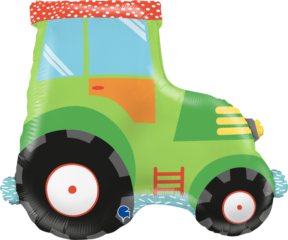 Traktor folieballong 60cm