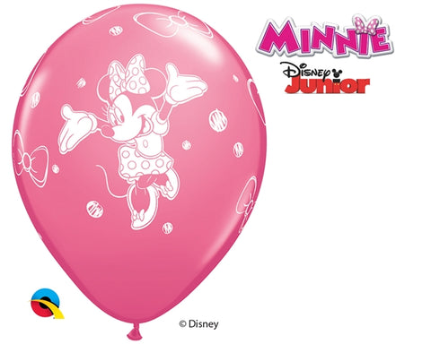Mimmi Pigg rosa 28cm Latexballong 6-pack