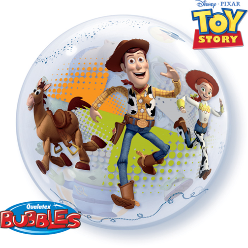 Toy story ballongbubbla 55cm