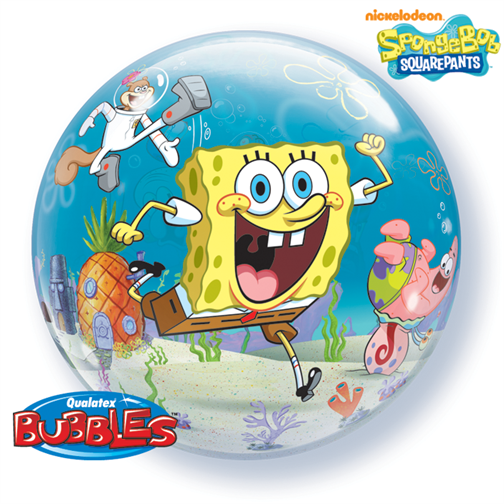 Svampbob fyrkant ballongbubbla 55cm