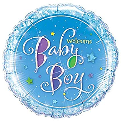 Baby boy folieballong 45cm