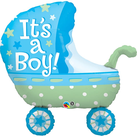 Welcome baby blå barnvagn 89cm