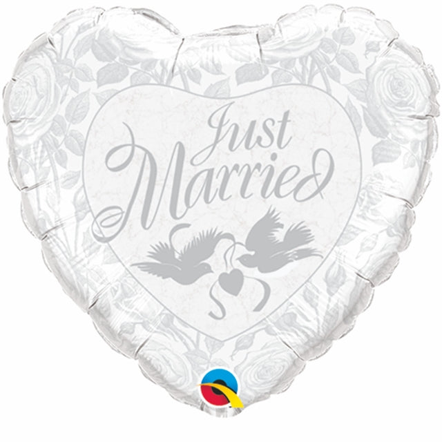 Just Married Folieballong 45cm