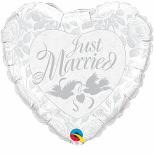 Just Married Folieballong 45cm