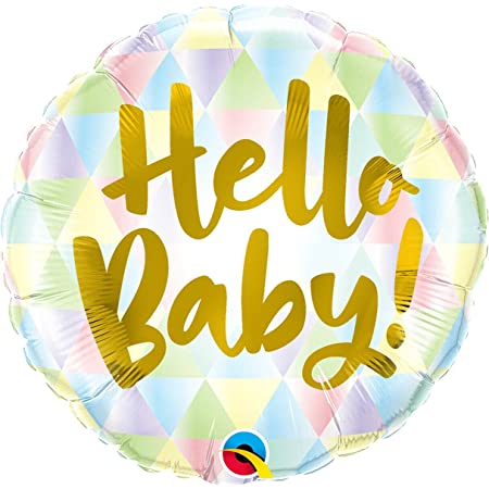 Hello Baby folieballong 45cm