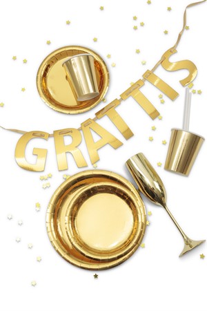 Guld pappmugg