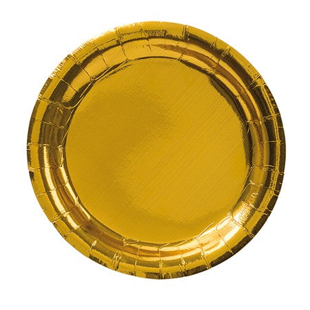 Guld tallrik 8-pack