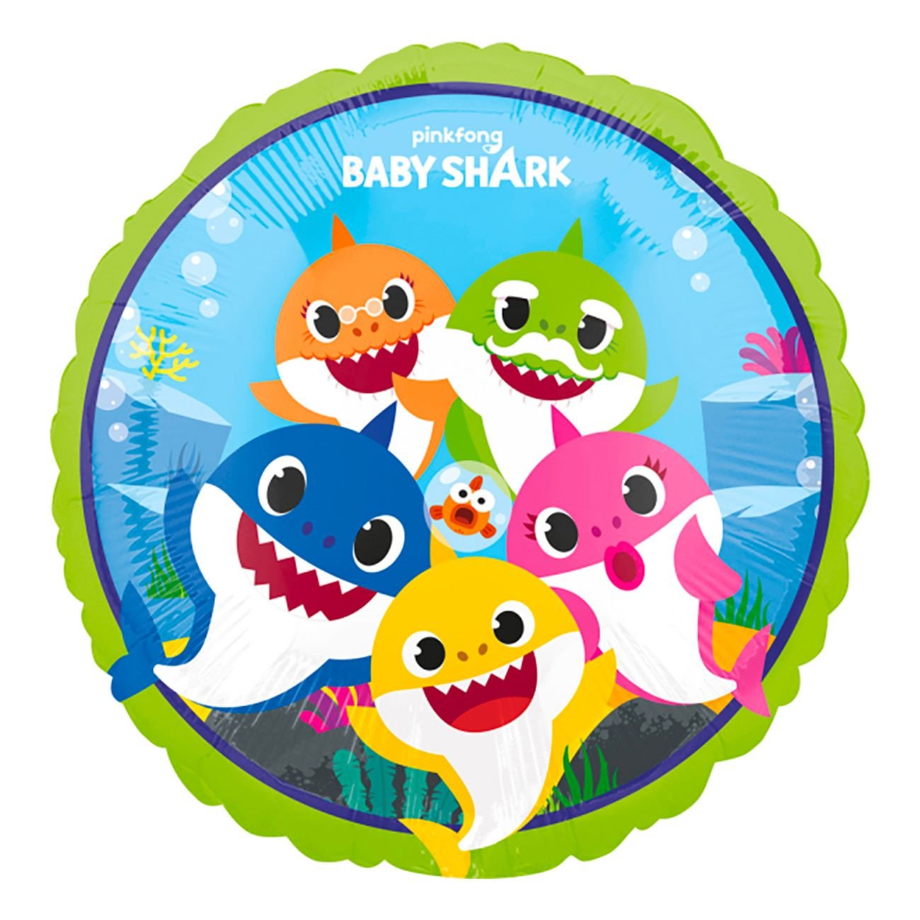 Babyshark folieballong 43cm