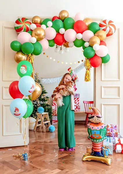 Tomtenisse stående 75cm folieballong