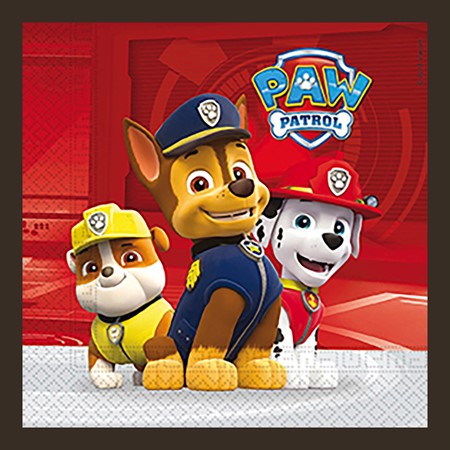 Paw Patrol Servetter 20-pack