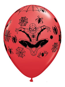 Spider-man 28cm Latexballong 6-pack