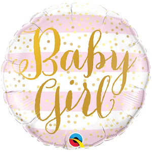 Baby girl folieballong 45cm