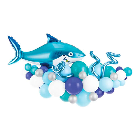 DIY Ballongbåge hav/haj
