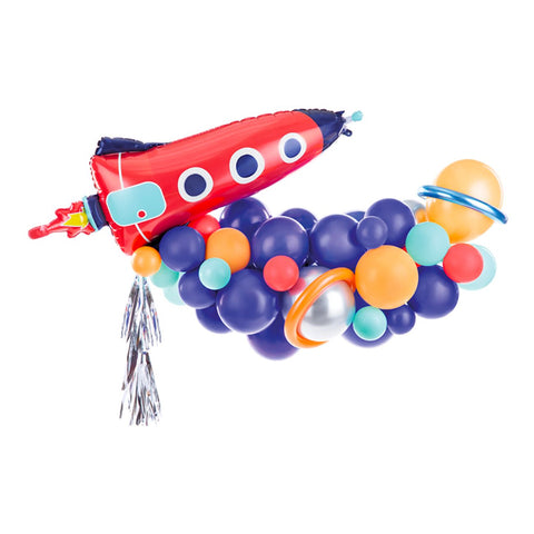 DIY Ballongbåge rymdraket
