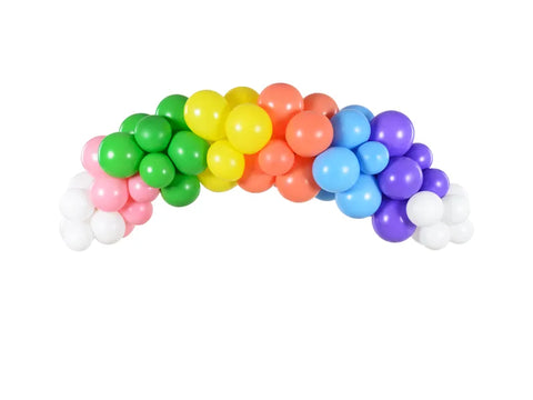 DIY Ballongbåge regnbåge 2m