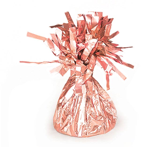Ballongtyngd prasslig folie rosé