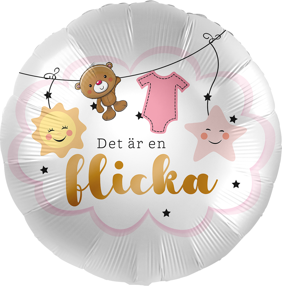 Det är en flicka 43cm