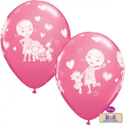 Doc McStuffins rosa 28cm Latexballong 6-pack