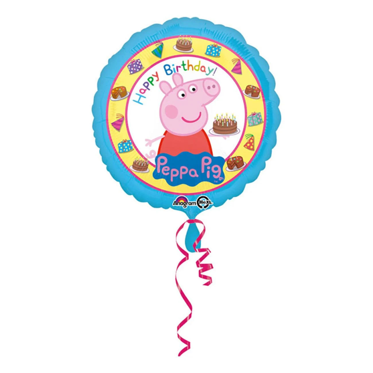 Greta gris b-day folieballong 45cm