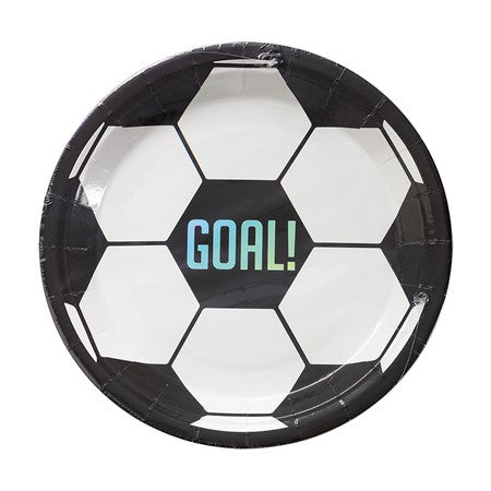 Fotboll pappertallrik
