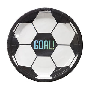 Fotboll pappertallrik
