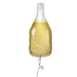 Guldflaska 99cm folieballong