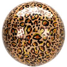 Klotballong leopard 38cm