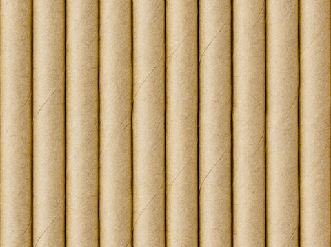 Papperssugrör natur 10-pack