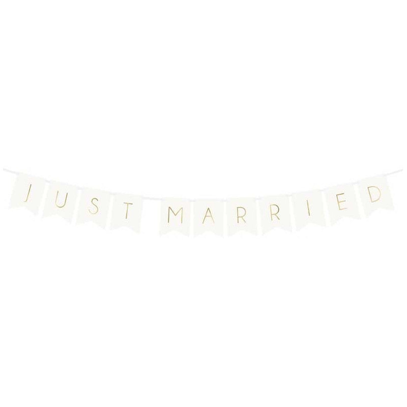 Just Married banner