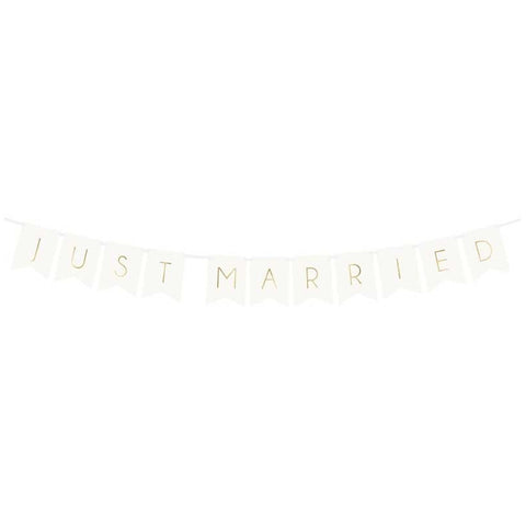 Just Married banner