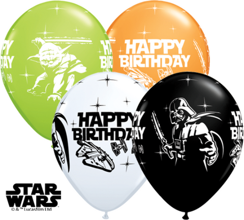Star wars 28cm Latexballong 6-pack