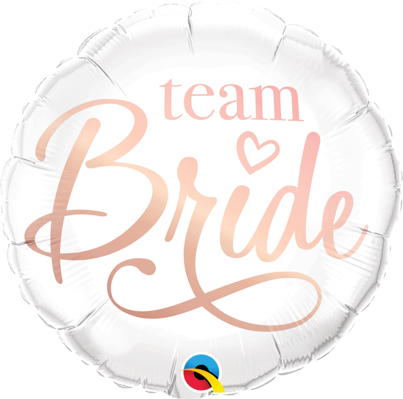 Team Bride folieballong 45cm