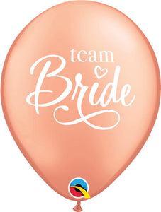 Team Bride 28cm Latexballong
