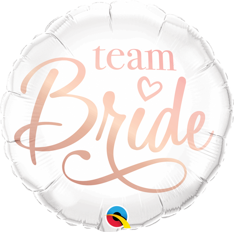 Team Bride folieballong 45cm